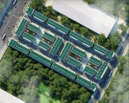 Bán liền kề Palmy Biztown Thanh Trì, Hà Nội, cách mặt đường 30m, giá thương lượng